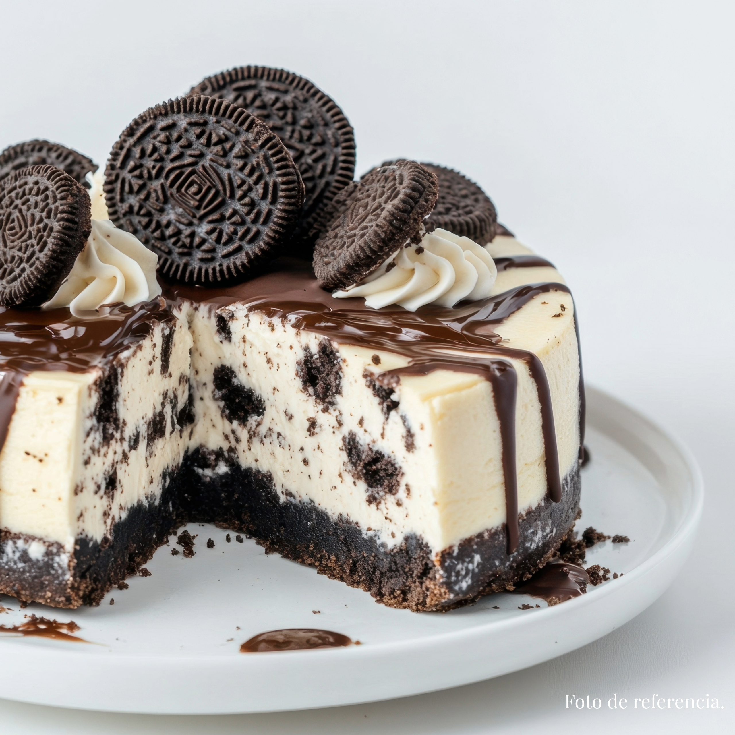 Cheesecake con base de Brownie