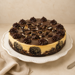 Cheesecake con base de Brownie
