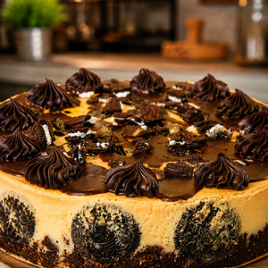 Cheesecake con base de Brownie